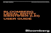 BLOOMBERG LEGAL ENTITY IDENTIFIER (LEI) USER GUIDE · Bloomberg also provides a free public database of all LEI data that it manages, giving users access to a valuable set of information
