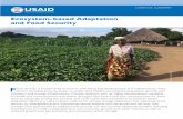 Ecosystem-based Adaptation and Food Security · Ecosystem-based Adaptation and Food Security F. ood security is fundamental to human well-being and development. It is influenced by