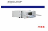 Feeder Protection Relay Operation Manual - ABB Ltd · This manual addresses the operator, who operates the IED on a daily basis. The operator must be trained in and have a basic knowledge