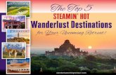 Vietnam Wanderlust Destinations - Amazon S3 · Top 5 Steamin’ Hot Wanderlust Destinations for YOUR Upcoming Retreat! If you ask retreat leaders where their dream destination is