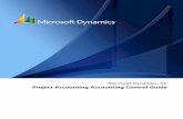 Microsoft Dynamics GP ProjectAccountingAccountingControlGuidedownload.microsoft.com/download/2/A/C/2AC900EE-0197-4784-8B6D-8B73AF9… · control features of Project Accounting, and