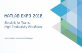 Simulink for Teams: EXPO 2016 · – Added to MATLAB search path on project start – Removed from the MATLAB search path on project close. Path is added in an OS neutral way Automatically