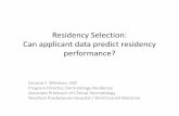 16-Oct Residency Selection Can Applicant Data Predict ... Annual Meeting/2016... · – Completion of residency (Surgery) • Subjective criteria: – Overall rating by clinical faculty