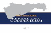 REPEAL LAW COMPENDIUM - Centre For Civil Societyccs.in/sites/default/files/research/repeal-laws-compendium-maharashtra.pdf · in the Maharashtra Government Gazette, on 20 March 2014.