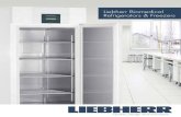 Liebherr Biomedical Refrigerators & Freezers Laboratory Brochure... · ensures temperature stability and consistency. Integrated visual and audible alarm systems warn the user of