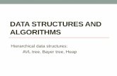 Data structures and Algorithms - VGTUdma.vgtu.lt/DS/DS5.pdf · Bayer tree Bayer tree (B-tree) is a tree data structure that keeps data sorted and allows searches, sequential access,
