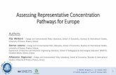 Assessing Representative Concentration Pathways for Europe · Assessing Representative Concentration Pathways for Europe Authors: Filip Markovic - Energy and Environmental Policy