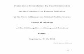 Notes for a Presentation by Paul Heinbecker on the ... SEF and the The Constructive... · on the Constructive Powers Initiative at the New Alliances on Global Public Goods Expert