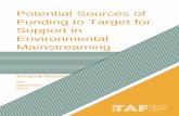 Potential Sources of Funding to Target for Support in ... · KWAMP Kirehe Community Based Watershed Management Project LAFREC Landscape Approach to Forest Restoration & Conservation