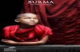 BURMA - indusexperiences.co.uk · colorful Hindu temples and Buddhist monks in deep red robes - downtown Yangon is ibrant and this walking tour unveils a diverse side of Myanmar that
