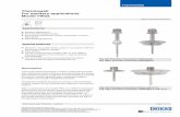 Thermowell For sanitary applications Model TW22 · WIKA data sheet TW 95.22 ∙ 05/2016 Page 3 of 12 Thermowell with tapered tip (option) The thermowell can be designed with a tapered