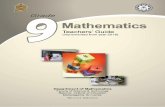 Mathematics - nie.lk Maths.pdf · The Grade 9 Mathematics Teacher’s Guide which has been prepared accordingly has many special features. The Grade 9 syllabus is included in the