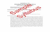 Sample Syllabus - advanced.jhu.edu fileSyllabus for Global Energy Policy (AS.425.645.81.SP15) Advanced Academic Programs . Zanvyl Krieger School of Arts and Sciences . Johns Hopkins
