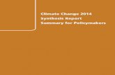 Synthesis Report Summary for Policymakers Chapter · spm Total anthropogenic GHG emissions have continued to increase over 1970 to 2010 with larger absolute increases between 2000