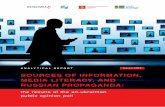 SOURCES OF INFORMATION, MEDIA LITERACY, AND RUSSIAN … · SE SOURCES OF INFORMATION, MEDIA LITERACY, AND RUSSIAN PROPAGANDA: the results of the all-ukrainian public opinion poll