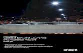 Cree Airport Case Study - General Edward Lawrence Logan ... · available than HPS ﬁxtures. Lighting engineer and project manager Dan Hallahan, LC, LEED-AP, of the engineering ﬁrm