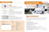 Plustek PS456Udownloads.plustek.com/downloads/english/leaflet/69DAE-00106.pdf · Plustek PS456U Plustek PS456U SmartOffice Series High speed, reliable, cost effective departmental