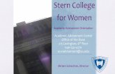 Stern College for Women - Yeshiva University Academic... · Stern College for Women Academic Advisement Orientation Academic Advisement Center Office of the Dean 215 Lexington, 6th