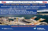 2 DAY ONLINE AUCTION - 500+ LOTS - Microsoft · 2 DAY ONLINE AUCTION - 500+ LOTS Assets from the former BMV LAKSEVÄG YARD Shipbuilding Equipment including Floating Crane, Shipyard-