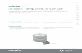 SOLUTIONS FOR BUILDING CONTROL animeo Outside Temperature ... · Outside Temperature Sensor Temperature sensor for the measurement of exterior temperatures in combination with the