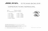 STEAM BOILER OPERATION MANUAL - maytau.ut.edu.vnmaytau.ut.edu.vn/userfiles/files/manualcalderamiura_201510812111... · This boiler is characterized by compact, safe, cost-saving performance