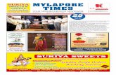 MYLAPORE TIMESmylaporetimes.com/epaper/MTSept282019.pdf · ways of bhakti, interweaving katha and music with classical dance, performed by Priya and four sishyas and anchored by the