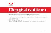 Adobe Registration · Peti Surat No. 8087 Pejabat Pos Kelana Jaya 46781 Petaling Jaya Malaysia México Mailfast FRG/SEA/781795 Georgia No. 120 Local B. Apartado Postal 35 Colonia