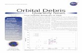 National Aeronautics and Space Administration Orbital Debris · personnel assisted Kennedy Space Center (KSC) inspection teams in the identification of 41 micrometeoroid/orbital debris