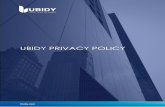 Ubidy Privacy Policy · Freely Given Consent: As a general principle, granting your consent and providing business information and Personal Data about you is entirely voluntarily