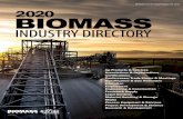 2LISTINGS //4 1 - biomassmagazine.com · 2020 INDUSTRY DIRECTORY 2019 Biomass Industry Directory service@bbiinternational.com | (866) 746-8385 Biomass Magazine’s 2020 Biomass Industry