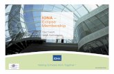 IONA Eclipse meeting3€¦IONA is driving the adoption of Service Oriented Architecture (SOA) – a powerful new computing model that has emerged to make enterprise IT more responsive,