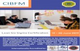 Lean Six Sigma Certification 19 - cibfmbrunei.com · ISO 14001:2015 (Environmental) & ISO 18001:20017 (Safety & Health) Internal Quality Auditor and a certified Trainer – HRDF (Certification
