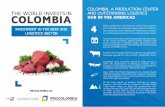 BEEF AND LIVESTOCK - investincolombia.com.co · PRONACA, ECUADOR:beef company that came to Colombia in 2005 with the Mr. Cook line Lof prepared products: breaded, marinated, pre-cooked