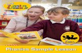 Phonics Sample Lesson - jolly2.s3.amazonaws.com and Guide/Phonics Sample... · lesson, from the photocopiable section. The Phonics Handbook contains a page of teacher notes for each
