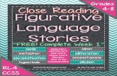 figurative language stories - iblog.dearbornschools.org · simile. Do not change one form of figurative language to another. There are two examples in the table to help you. Figurative