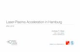 Laser-Plasma Acceleration in Hamburg · Laser-Plasma Acceleration in Hamburg IPAC 2015 Andreas R. Maier CFEL, UHH, LAOLA. andreas.maier@desy.de LAOLA. is a collaboration of CFEL SCIENCE