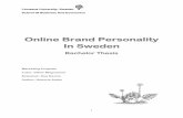 Online and Offline Brand Personality - diva-portal.org857702/FULLTEXT01.pdf · significant for the brand personalities of online-based products and services, such as EBay whereby,