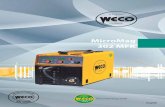 Micromag 302 MFK ENG - weco.it · 302 MFK: Applications • Thanks to its dimensions and the ratio weight/ power duty/ cycle 302, MFK is the best option on the market, for small and