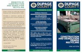 CONSTRUCTION AND DEMOLITION RECYCLING - dupageco.org · Construction & Demolition Recycling Association at DuPage County . Environmental Division 421 N. County Farm Rd., Wheaton.