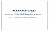 NBFC - kunvarji.com · 9. As a pre-condition, relating to grant Of the facility to me, Kunvarji requires my consent for the disclosure of information and data relating to me, the