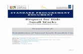 STANDARD PROCUREMENT DOCUMENT of Roads.pdf · Credits, dated May 2004, revised October 2006 and May 2010. v Page | v Foreword This Standard Procurement Document (SPD) for Small Works
