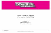 Grade 6 Mathematics Practice Test - education.ne.gov · On the following pages are multiple-choice questions for the Grade 6 Practice Test, a practice opportunity for the Nebraska