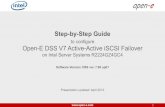 Step-by-Step Guide to Open-E DSS V7 Active-Active iSCSI ... · 1 Step-by-Step Guide to configure Open-E DSS V7 Active-Active iSCSI Failover on Intel Server Systems R2224GZ4GC4 Software