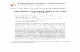 Phase Stability of Ammonium Nitrate with Organic Potassium ... · Phase Stability of Ammonium Nitrate with Organic Potassium Salts 739 Coyright 2016 Institute of Industrial Organic