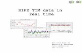 RIPE TTM data in real time fileRIPE TTM data in real time Nov/2011 RIPE 63 Antonio M. Moreiras moreiras@nic.br