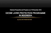 Ozone Layer Protection Programme in Indonesia Docs/hpmp/HPMP... · control milestones 2009-2010 Assessment on the consumption of HCFC 2012- present HCFC Phase-out Management Plan