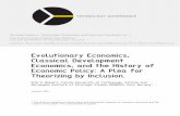 Evolutionary Economics, Classical Development Economics ...hum.ttu.ee/wp/paper1.pdf · Evolutionary Economics, Classical Development Economics, and the History of Economic Policy: