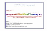 ELECTRICALS ENGINEERS, CONTRACTORS & CONSULTANT …4.imimg.com/data4/AL/VY/GLADMIN-8891209/cl_bhagwati-electrical-trading... · HT work including Installation of Transformer, HT Panel,