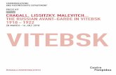 28 MARCH - 16 JULY 2018 VITEBSK · vitebsk. communications and partnerships department. press kit. chagall, lissitzky, mal. evitch... the russian avant-garde in vitebsk 1918 - 1922.