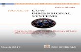 Journal of LDS - static.bsu.azstatic.bsu.az/w10/Shekil/LOW Dimension Journal/2019/Vol 3(1).pdf · Journal of Low Dimensional Systems, v. 3 (1), 2019. 5 . Journal of LDS, v. 3 (1),